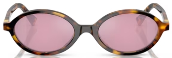 【みゅみゅ 】 MIU MIU MU04ZS VAU50D Honey Havana/Bordeaux Mirrored 50-18