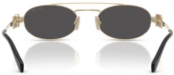 Miu Miu MU 54ZS 5AK30C Sunglasses Women's Gold/Grey Gradient