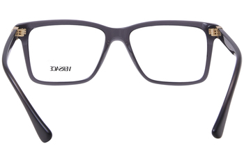 Versace VE3328 5390 Eyeglasses Men's Transparent Plum Full