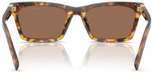 Miu Miu MU A05S 14L60M Sunglasses Women's Honey Havana/Dark