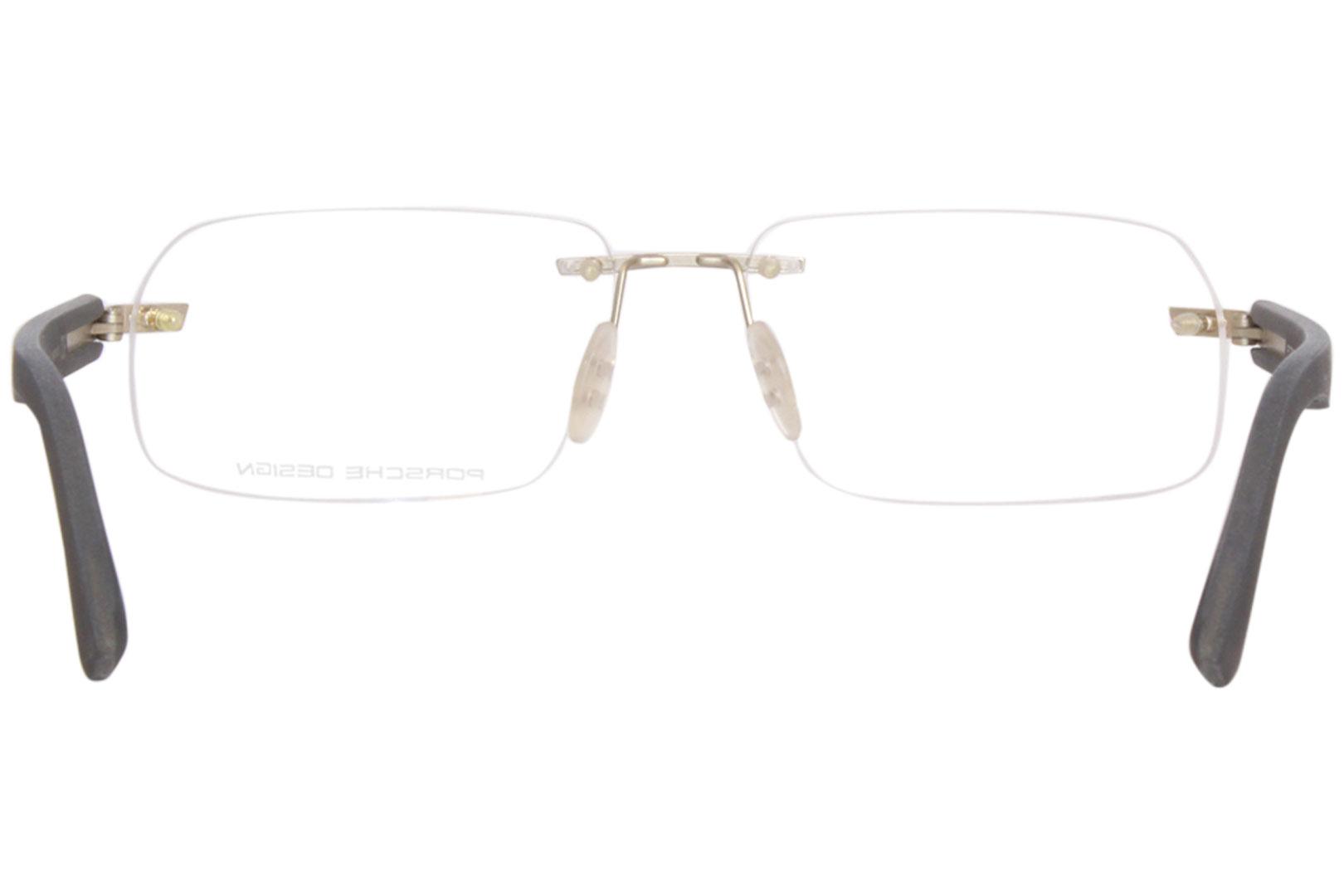 Porsche Design Men's Eyeglasses P'8233 P8233 Rimless Optical Frame ...