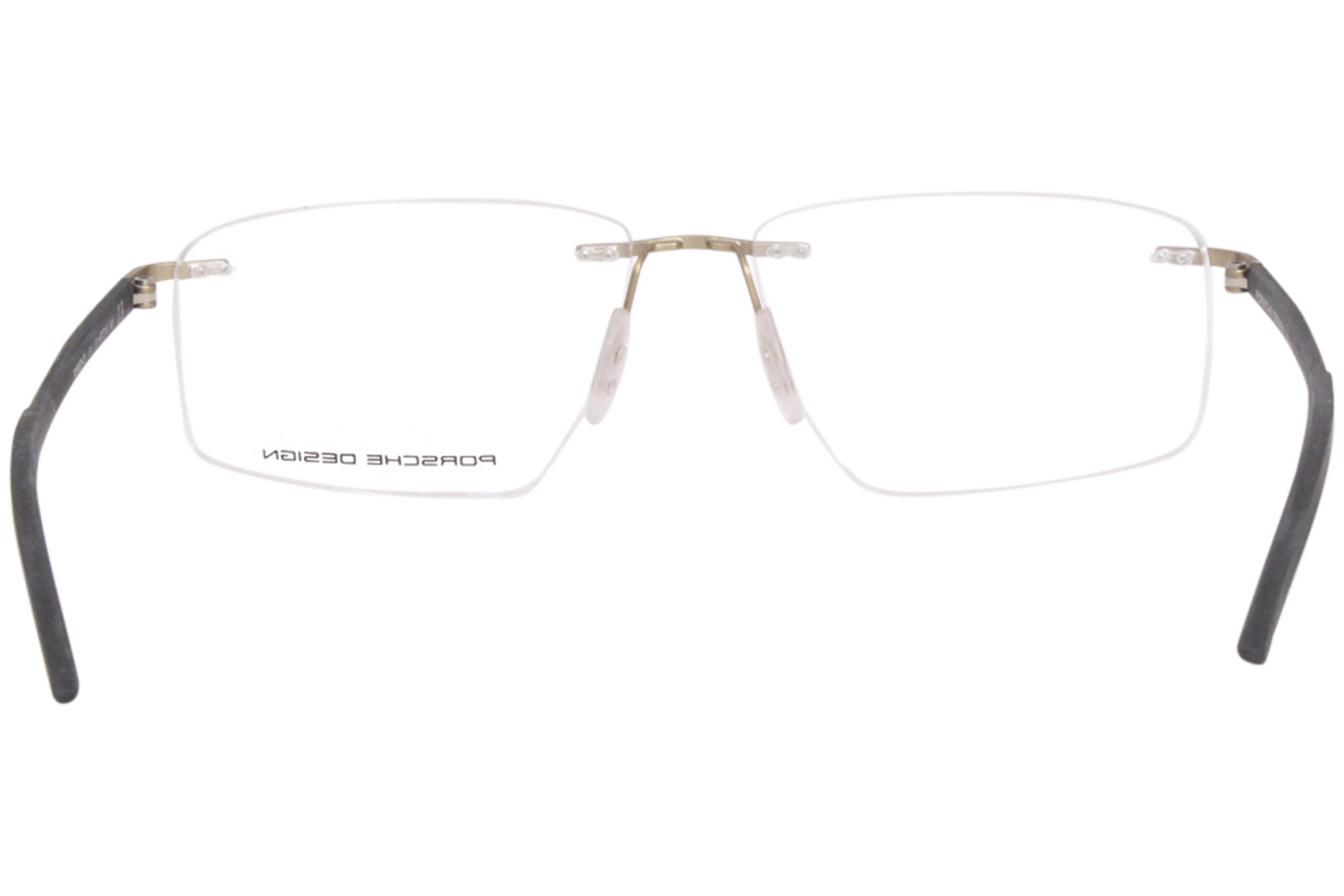 Porsche Design P8341-B Eyeglasses Men's Gold/Grey Rimless 54-15-140 ...