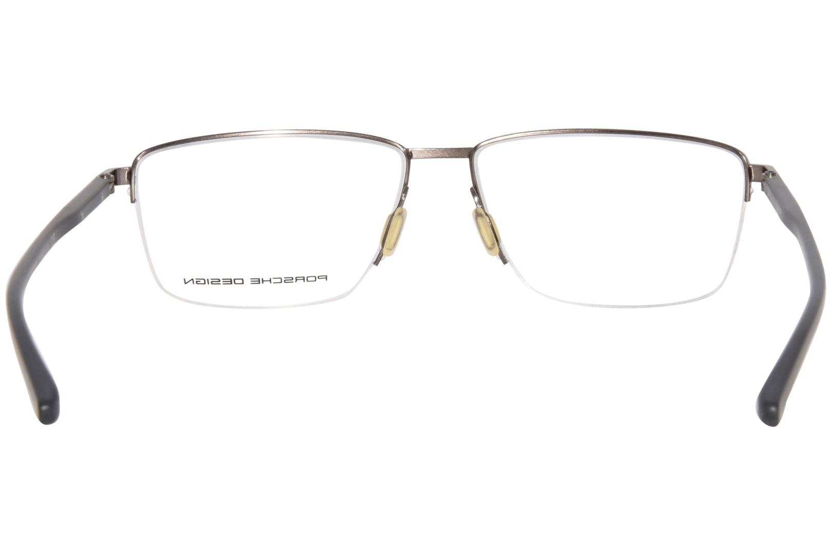 Porsche Design P8399-C Eyeglasses Men's Brown Semi Rim Rectangle Shape ...