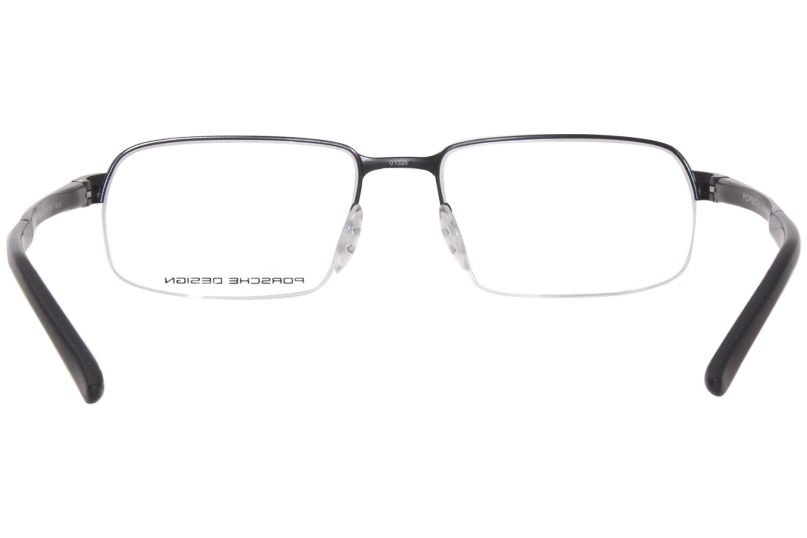 Porsche Design P-8213-B Titanium Eyeglasses Men's Matte Black Semi Rim ...