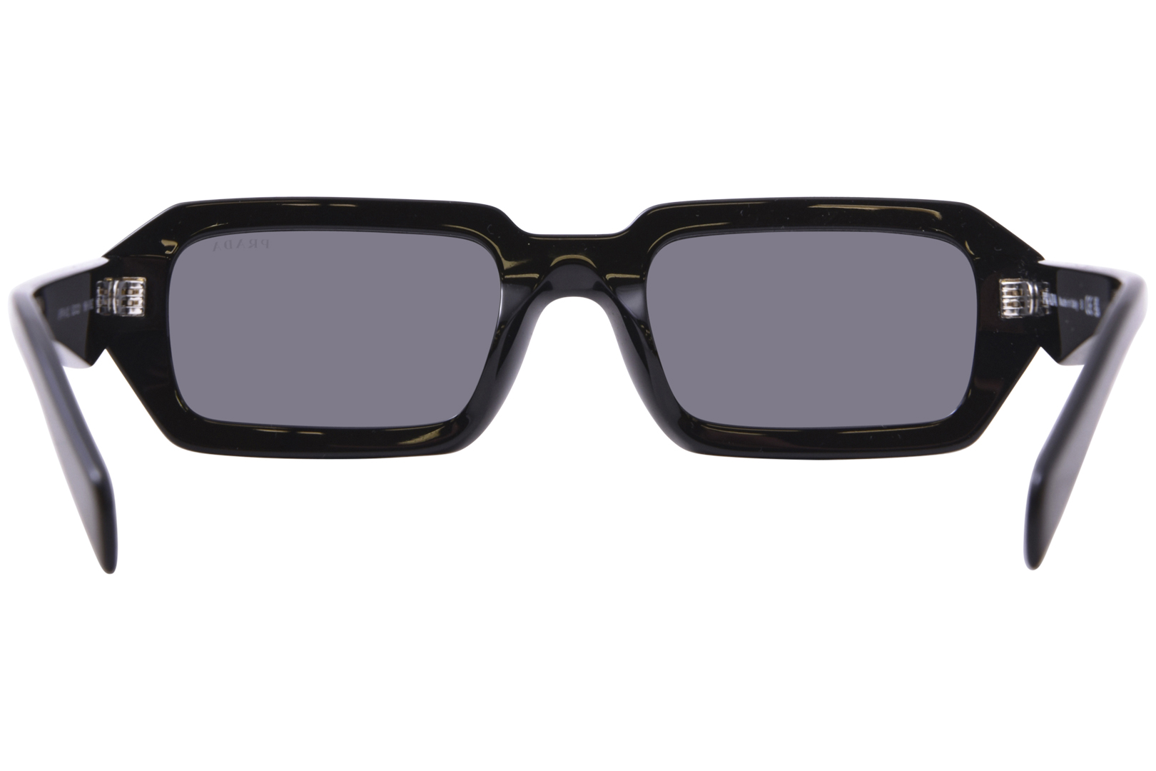 Prada PR A12S 16K08Z Sunglasses Women's Black/Dark Grey 52