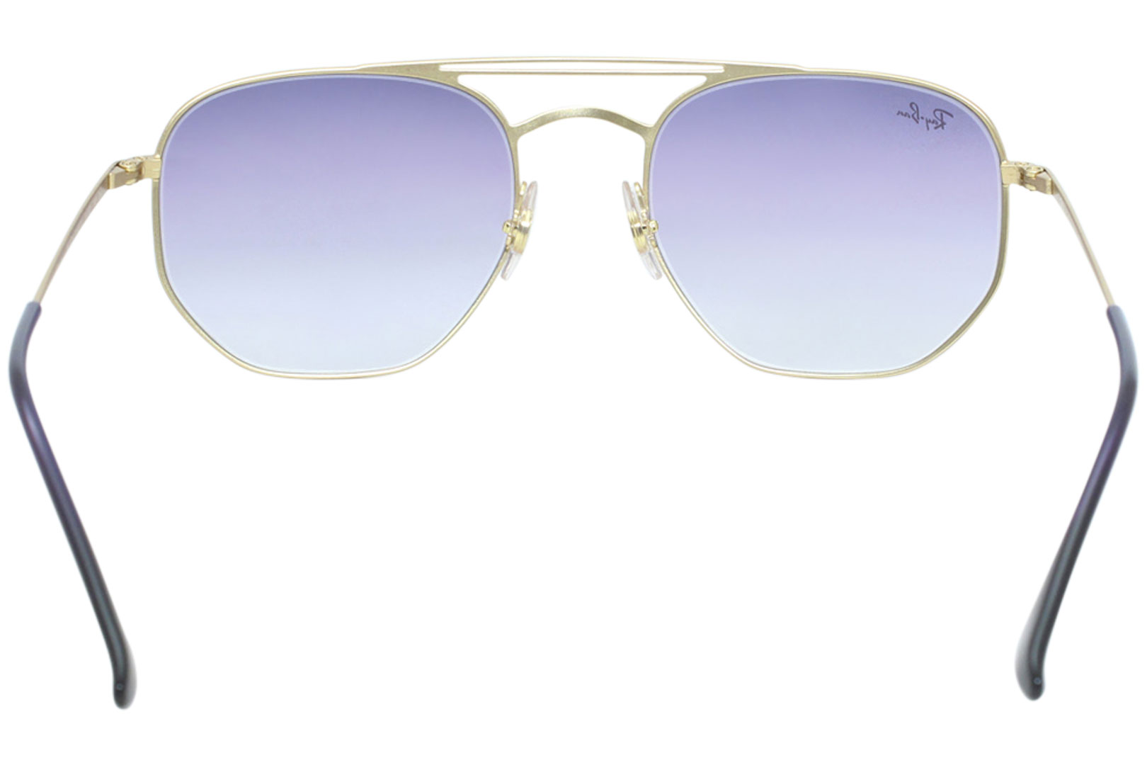 Ray Ban RB3609 9140 0U Sunglasses RayBan Demi Gloss Silver Gold Blue Grad Lenses EyeSpecs