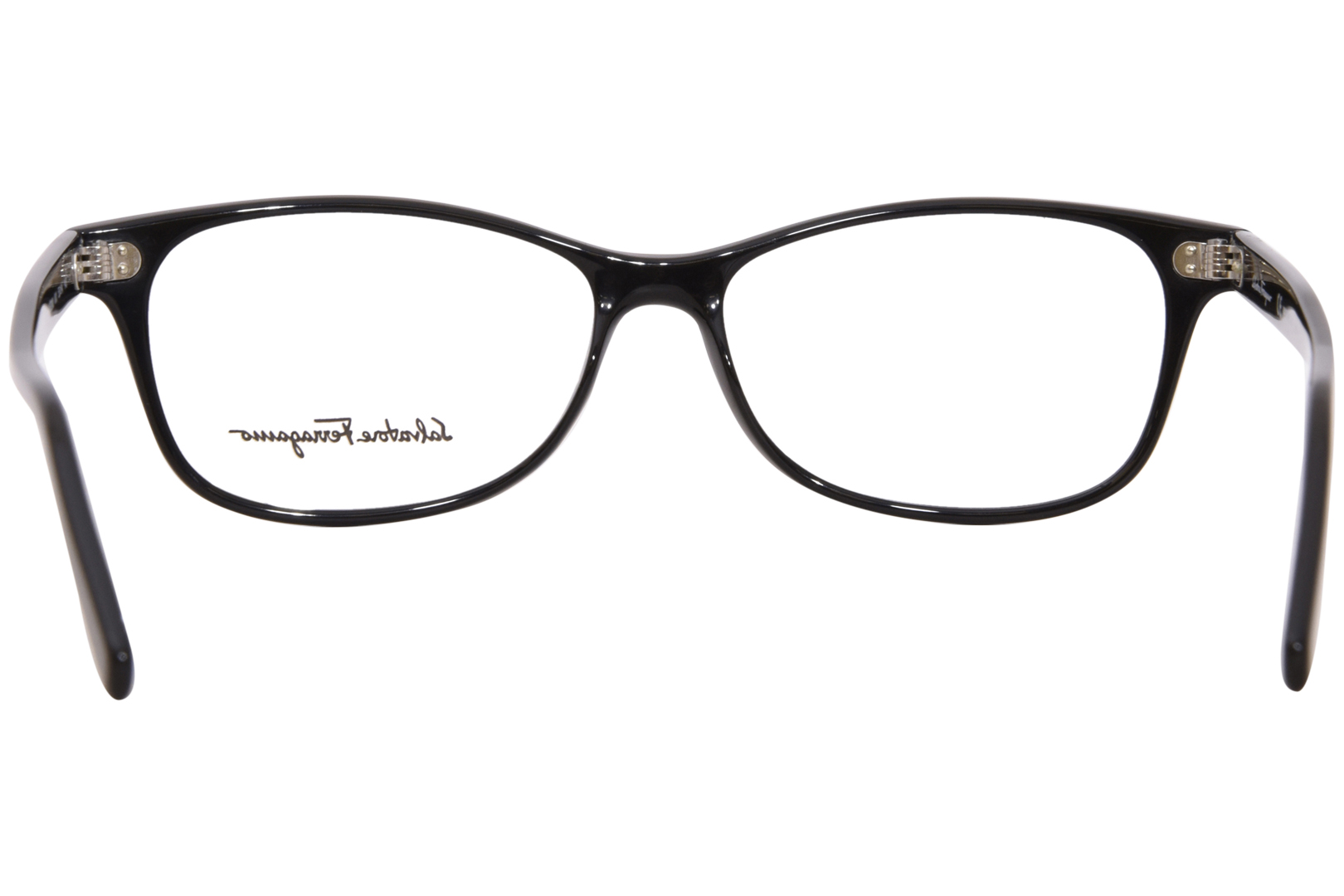 メガネ Ferragamo Eyeglass Frame SF2941N 001 Thick Black Horn Rim Salvatore Ferragamo SF2941 001 Glasses - US