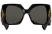 Gucci GG1255S Sunglasses Women's Wrap Around