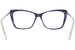 Jimmy Choo JC297 Eyeglasses Women's Full Rim Rectangle Shape