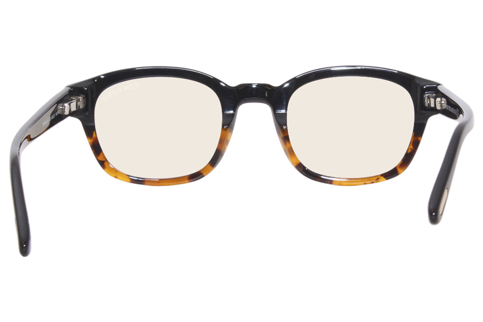 Tom Ford TF5808-B 005 Eyeglasses Men's Shiny Black & Havana
