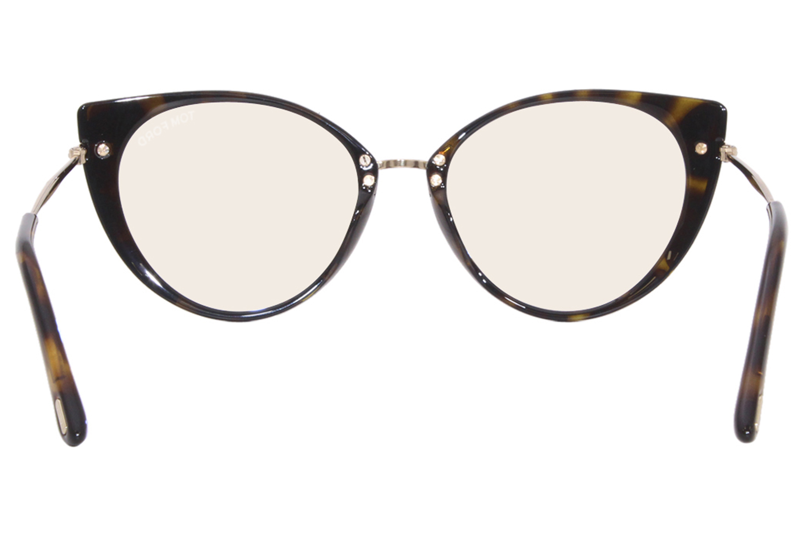 Tom Ford TF5815-B 052 Eyeglasses Women's Shiny Dark Havana Tom Ford TF5815-B 052 Eyeglasses Women's Shiny Dark Havana