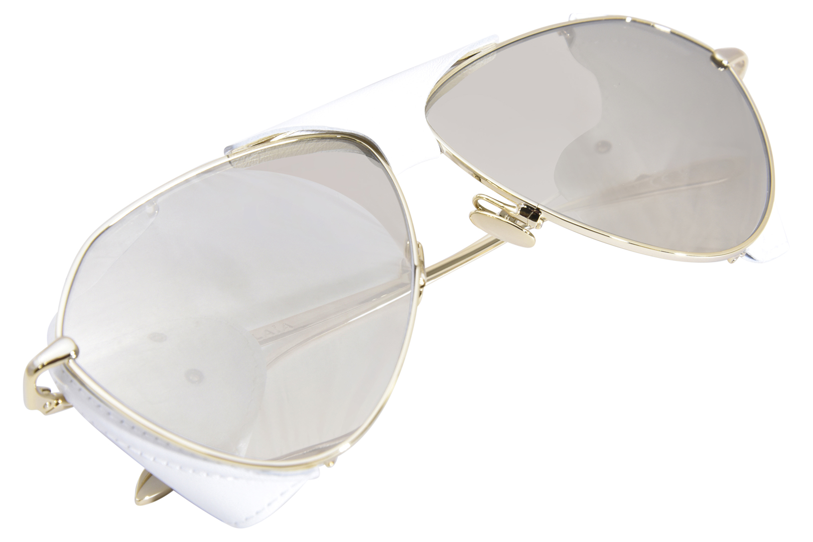 SALE【Alaia】パイロット フレーム サングラス Azzedine Alaia AA0067S 002 Sunglasses Women's Gold/Gold