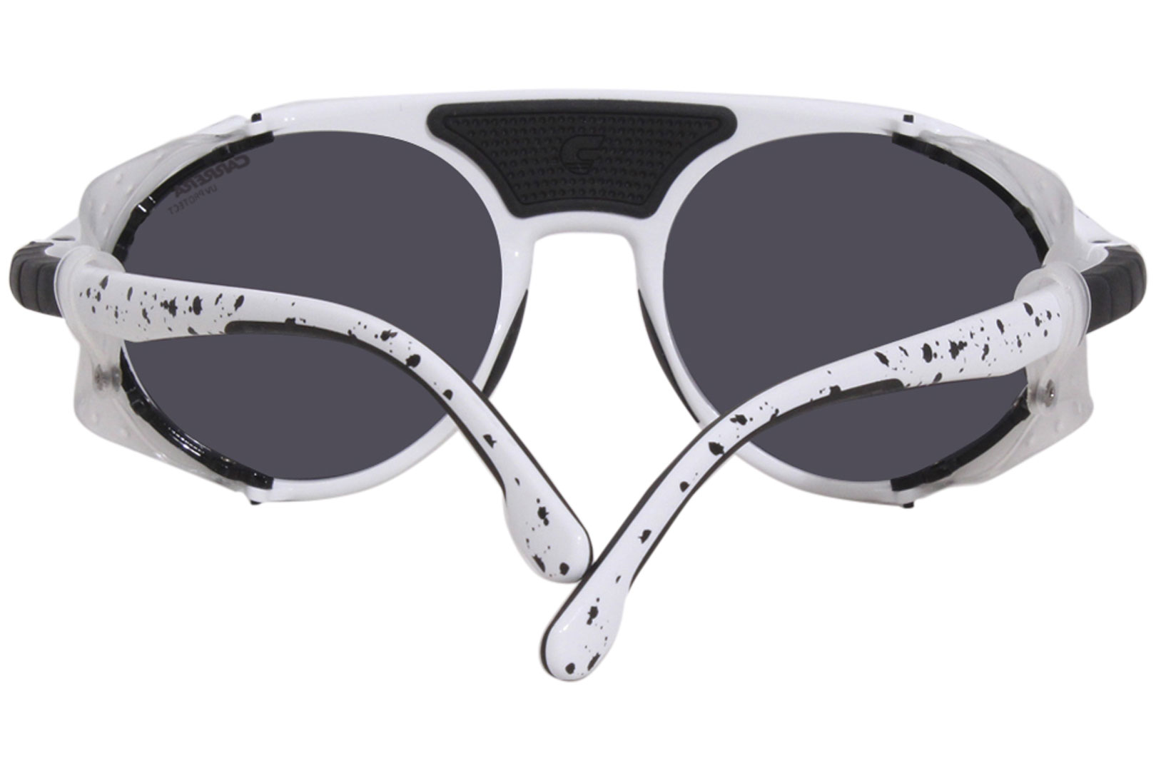 Carrera Hyperfit 19/S Sunglasses Men's White/Black/Grey Wrap Around  57-17-140 