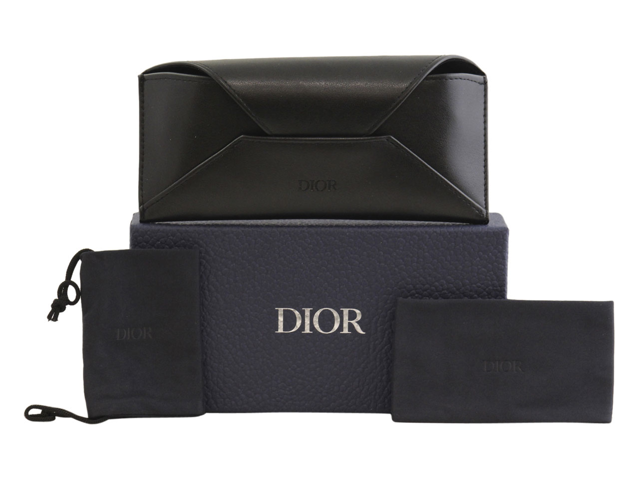 Christian Dior Eyeglasses Frame Men's Montaigne55 P65 Blue