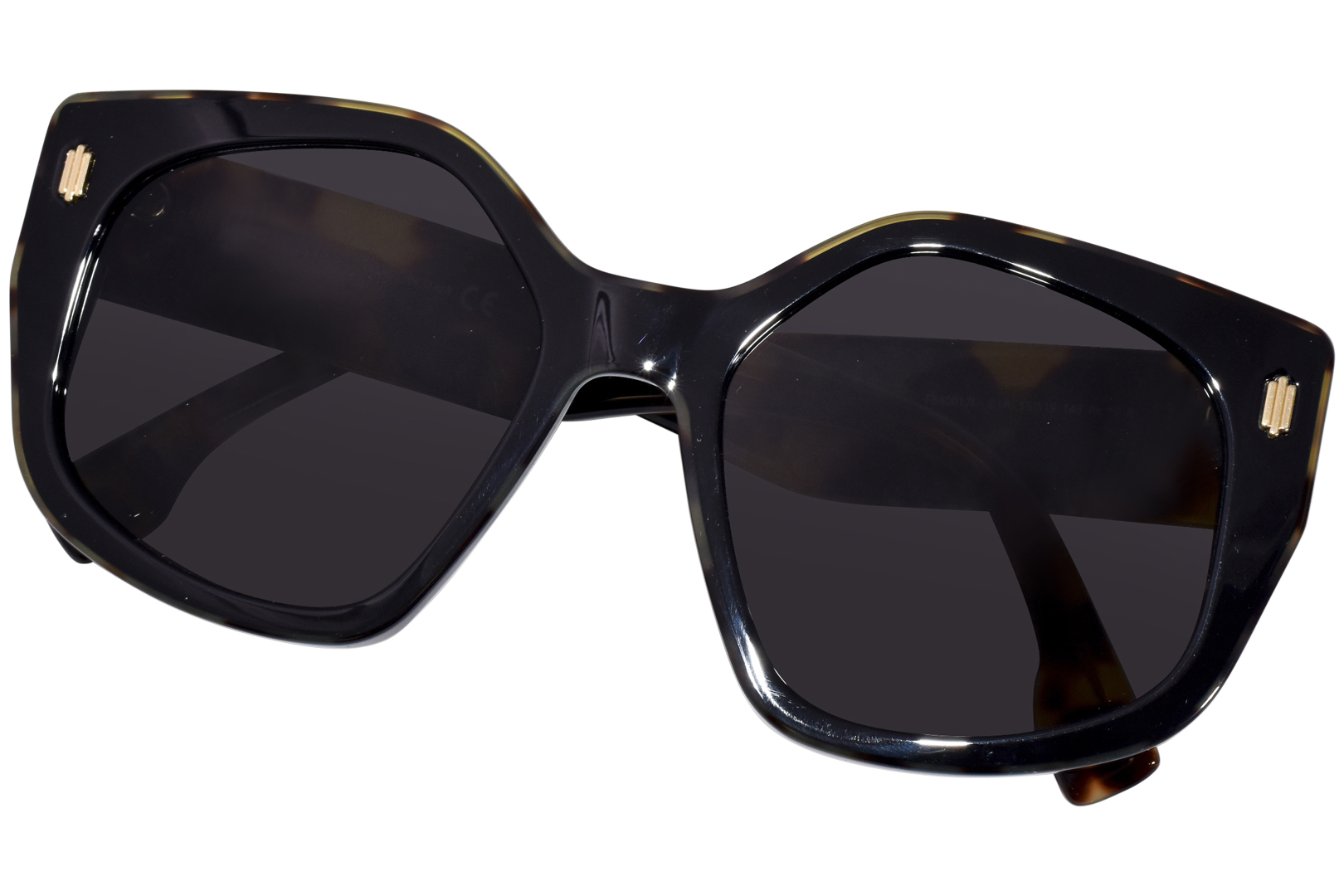 FENDI スクエアフレムメカネ FE50117I01AT55 Fendi Diamonds FE50117I Square Glasses | Fashion Eyewear US