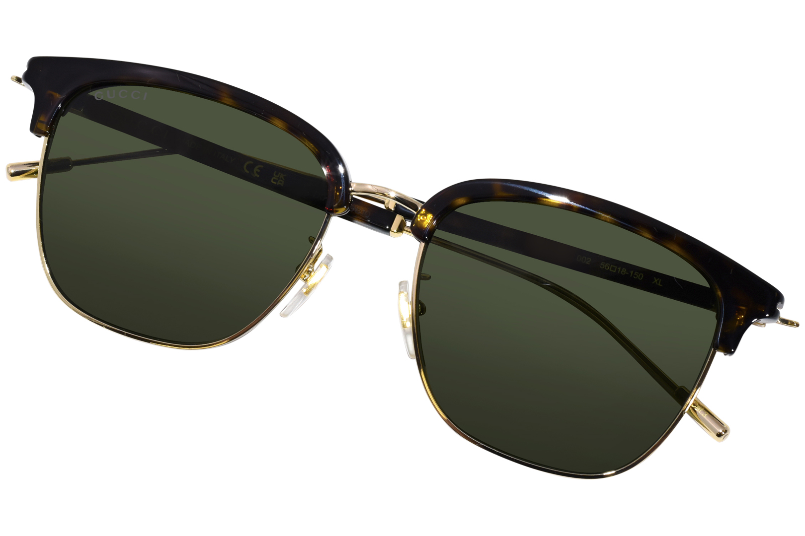 Gucci GG1275SA Sunglasses Men's Square Shape | EyeSpecs.com