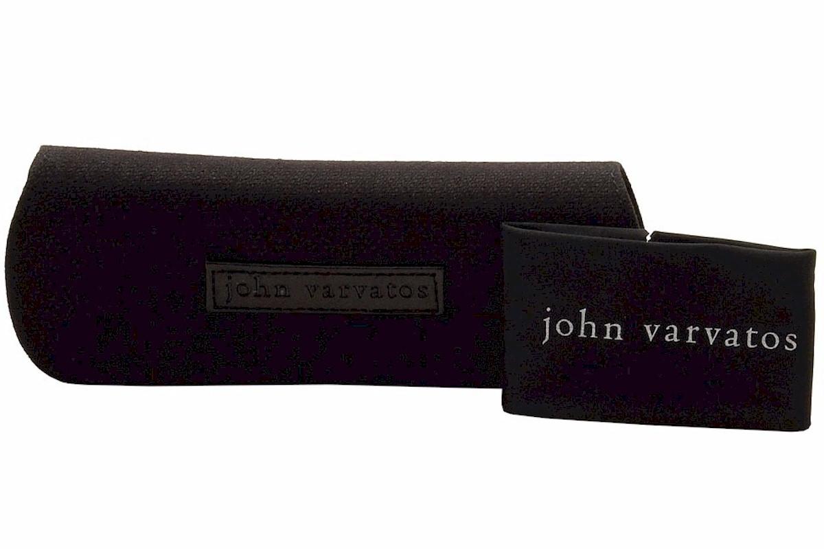 John Varvatos Men's V526 V/526 Matte Black Fashion Round Sunglasses 49mm 
