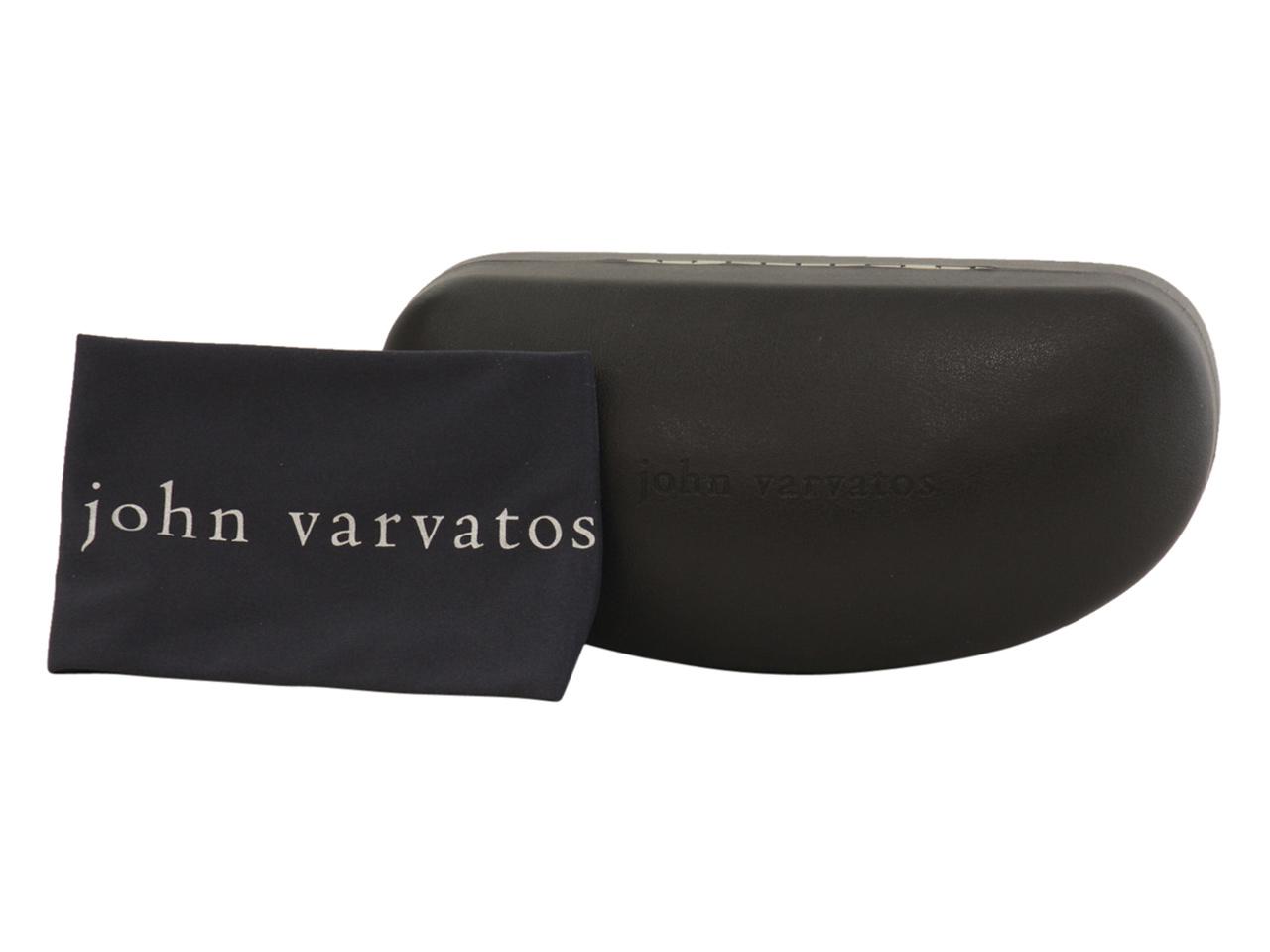 John Varvatos Men's V535 V/535 Black/Gold Pilot Sunglasses 61mm