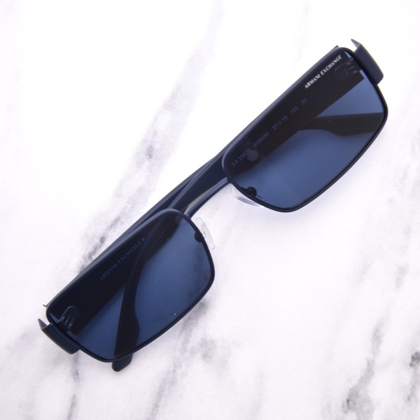 Armani Exchange AX2052S 609980 Sunglasses Men's Matte Blue