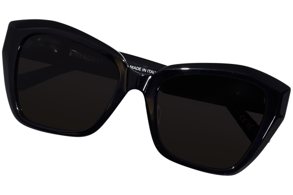 Balenciaga BB0273SA 001 Sunglasses Women's Black/Grey Cat
