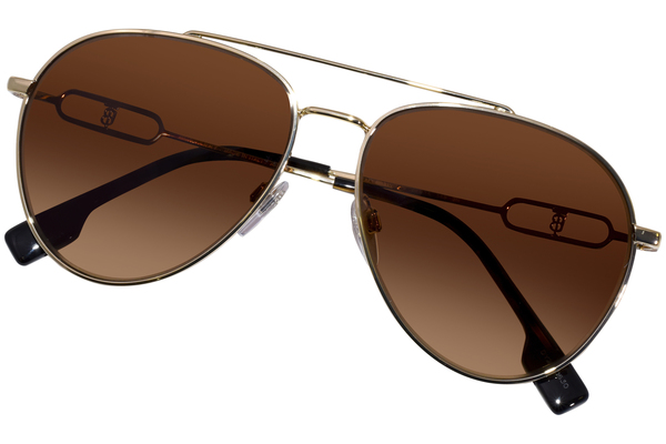 Burberry Carmen BE3128 110913 Sunglasses Men's Light Gold 58