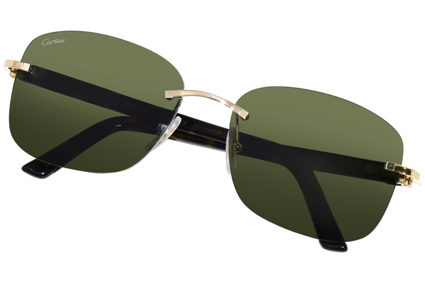 メガネ Cartier Cartier - CT0187O - 002 havana havana transpa Cartier CT0186S - 002 Havana | Sunglasses Woman