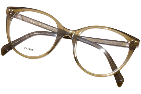 メガネ Celine Eyewear CL50068I 069 Cat Eye Wine Horn Frame celine-cl50068i-001-hd-1_800x.