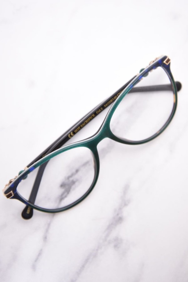 Coco Song Hot Sacrifice CV280 C2 Eyeglasses Women's Green