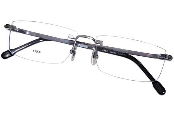 メガネ Fred Titanium Eyeglass Frame FG50025U 030 FRED FORCE FG50025U 030 Shiny Black Endura Gold Eyeglasses