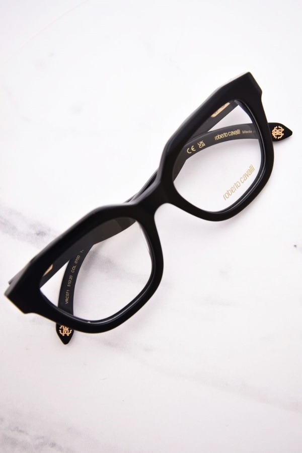 Roberto Cavalli VRC071 0700 Eyeglasses Women's Black Full