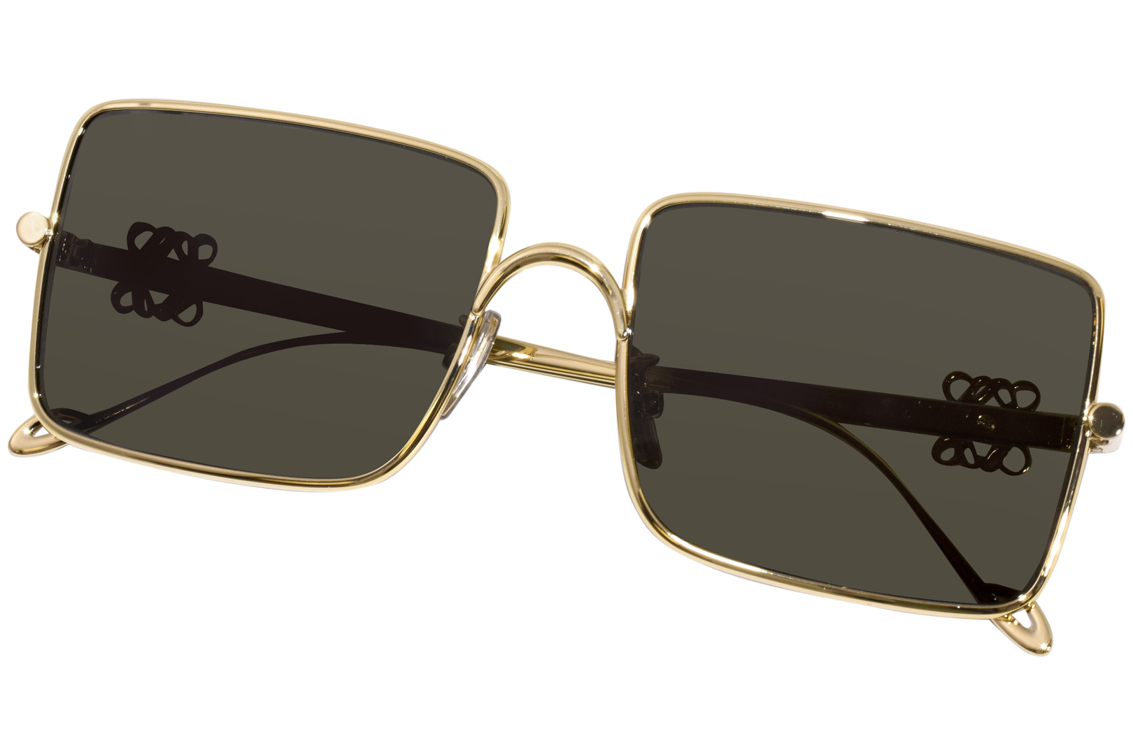 サングラス LOEWE Woman Sunglasses Gold LW40164U 32E LOEWE Sky sunglasses for Women - Gold in UAE | Level Shoes