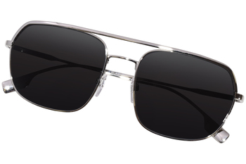 SALE☆Burberry【関税込み】ストライプ ＆ロゴ/大判185X100cm Burberry Sunglasses Men's Holborn B-3117 1005/8G Silver