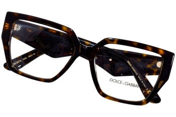 Dolce & Gabbana DG3373 3411 Eyeglasses Women's Fleur Caramel