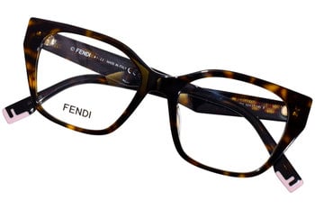 Fendi FE50001I Eyeglasses Women's Full Rim Cat Eye