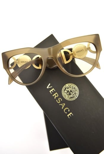 Versace VE4440U 5407/3 Sunglasses Women's Opal Brown/Light
