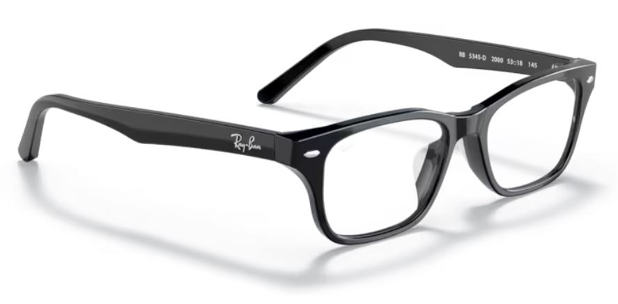 Ray Ban RX5345D Eyeglasses Full Rim Square Shape | EyeSpecs.com