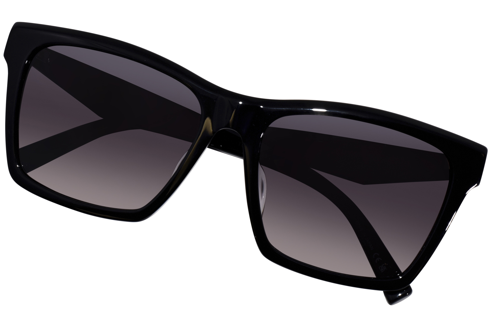 Saint Laurent SL-M104/F 001 Sunglasses Black/Grey Gradient