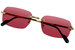 Cartier CT0271S Sunglasses Rectangle Shape