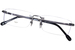 Fred FG50023U Eyeglasses Men's Rimless Rectangle Shape