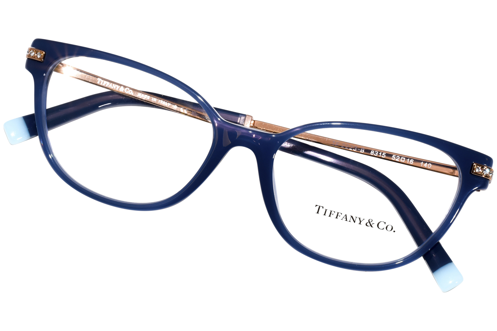 Tiffany & Co. TF2223B 8315 Eyeglasses Women's Opal/Blue Full