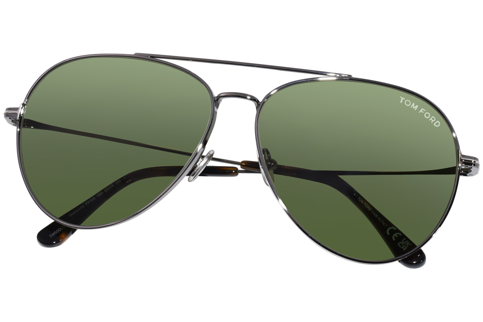 Tom Ford Dashel-02 TF996 01J Sunglasses Shiny Yellow Gold