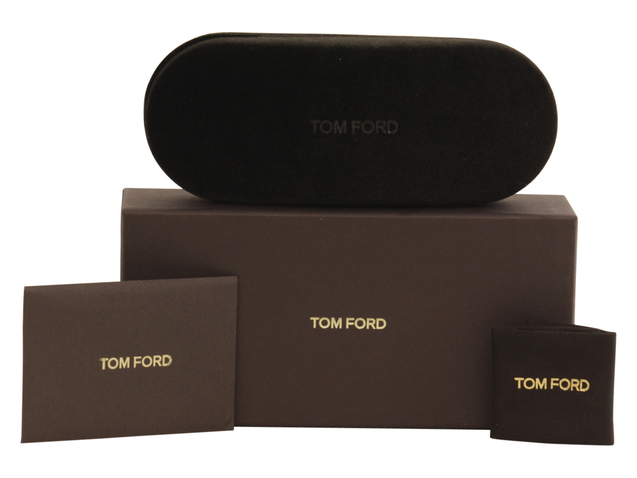 Tom Ford TF5304 093 Eyeglasses Men's Shiny Striped Grey Optical Frame 54mm  