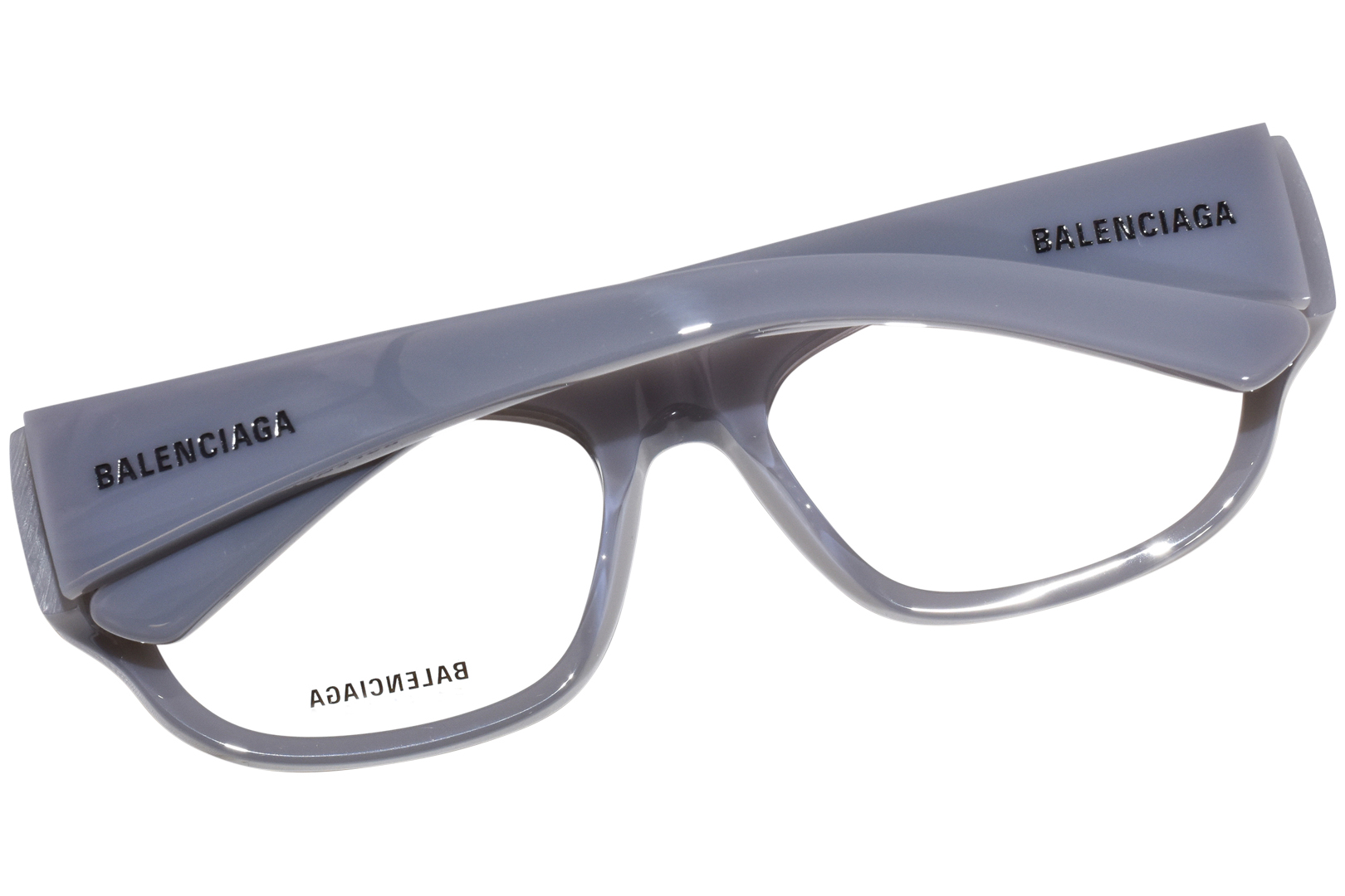 Balenciaga BB0269O 003 Eyeglasses Women's Grey Full Rim Balenciaga BB0269O 003 Eyeglasses Women's Grey Full Rim