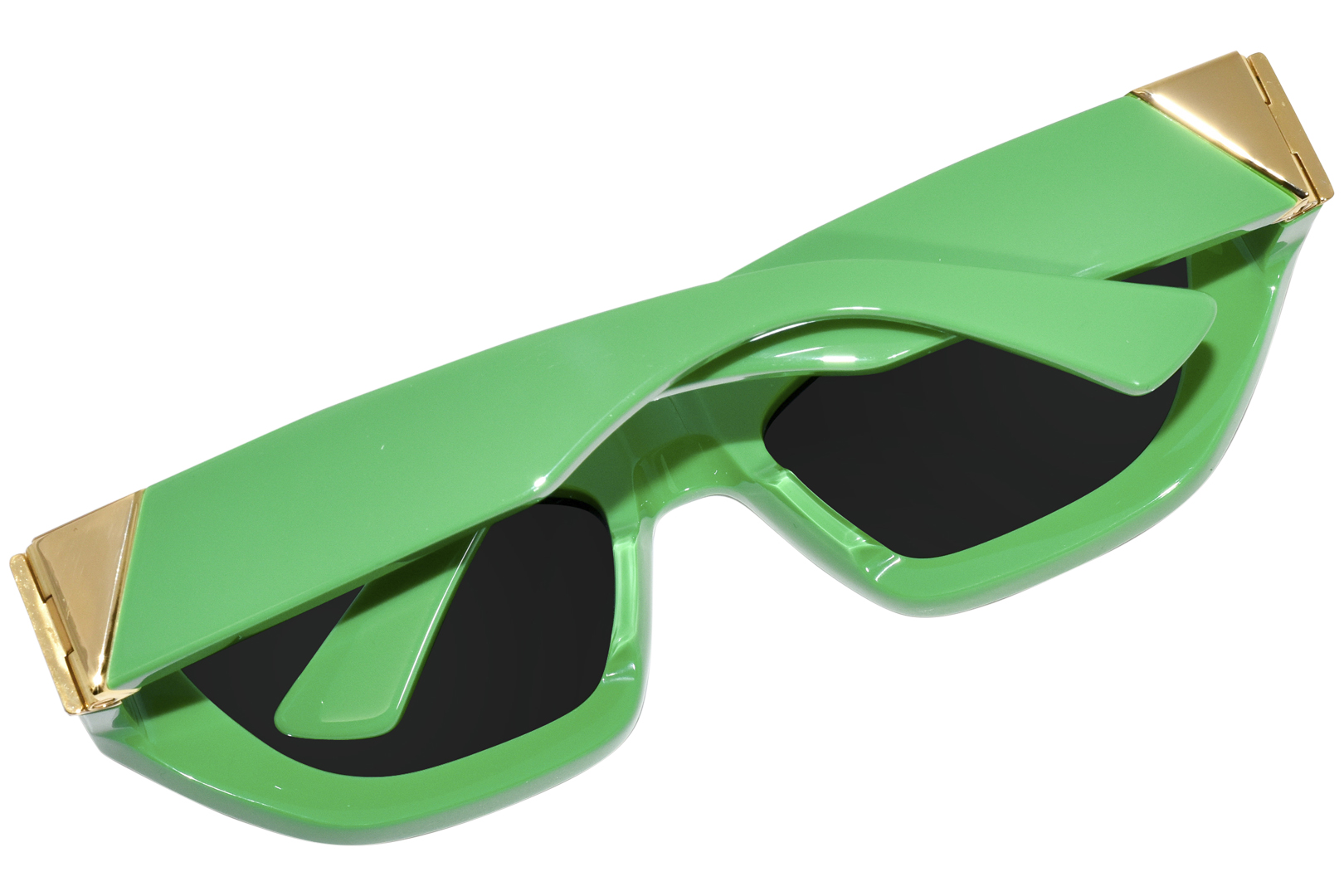 サングラス BOTTEGA VENETA Woman Sunglasses Green BV1221S 003 Bottega Veneta BV1221S 003 Sunglasses Women's Green/Gold