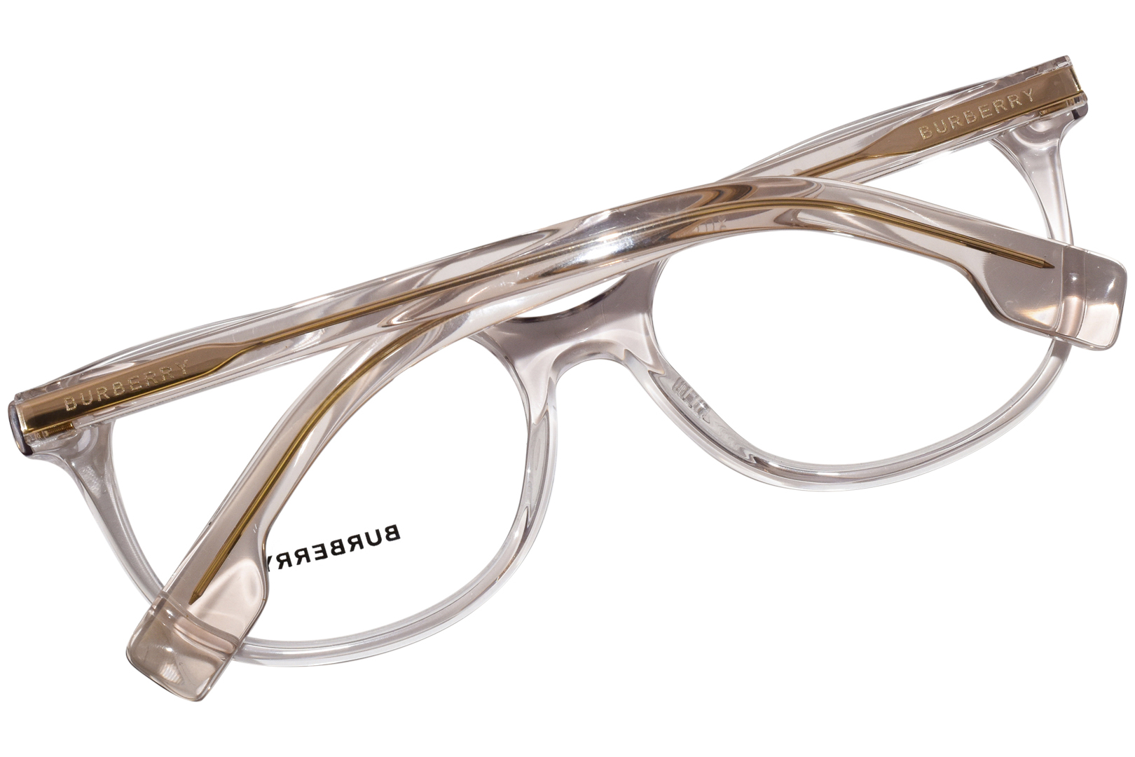 Burberry BE2291 3780 Eyeglasses Women's Transparent Grey