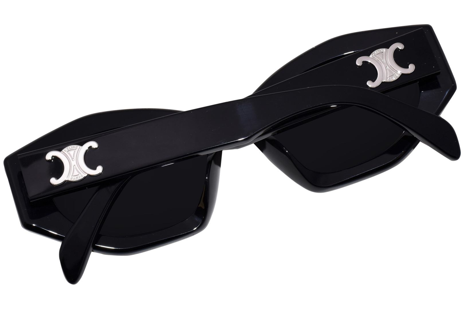 Celine CL40238U 01A Sunglasses Women's Shiny Black/Smoke Celine CL40238U 01A Sunglasses Women's Shiny Black/Smoke