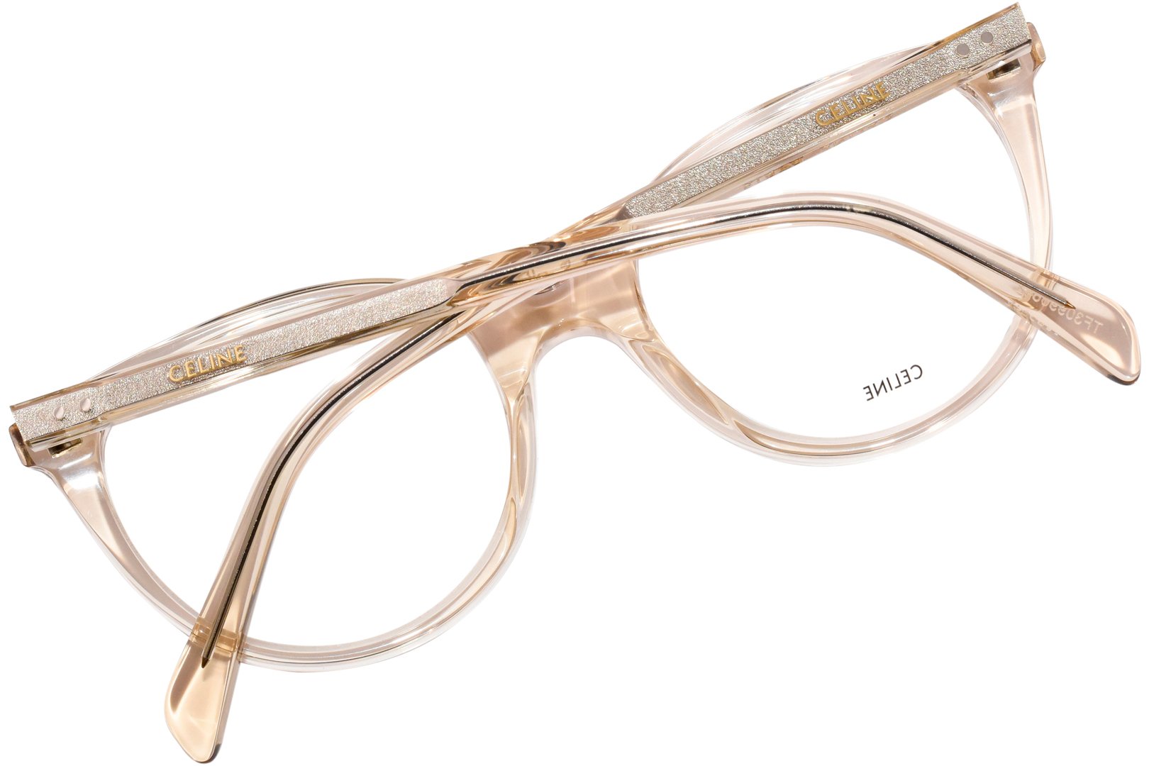 メガネ Celine Eyewear CL50068I 069 Cat Eye Wine Horn Frame Celine® CL50068I Cat-Eye Eyeglasses - EuroOptica