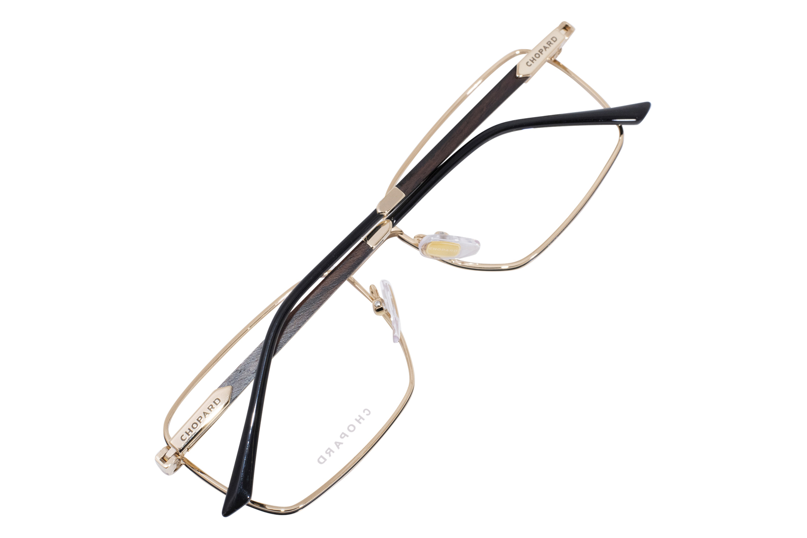 Chopard VCHG05 0300 Titanium Eyeglasses Men's Gold Full Rim