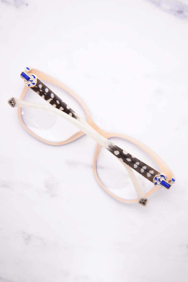 Coco Song Crudelia Love CV278 C3 Eyeglasses Women's Blue Coco Song Crudelia Love CV278 C3 Eyeglasses Women's Blue