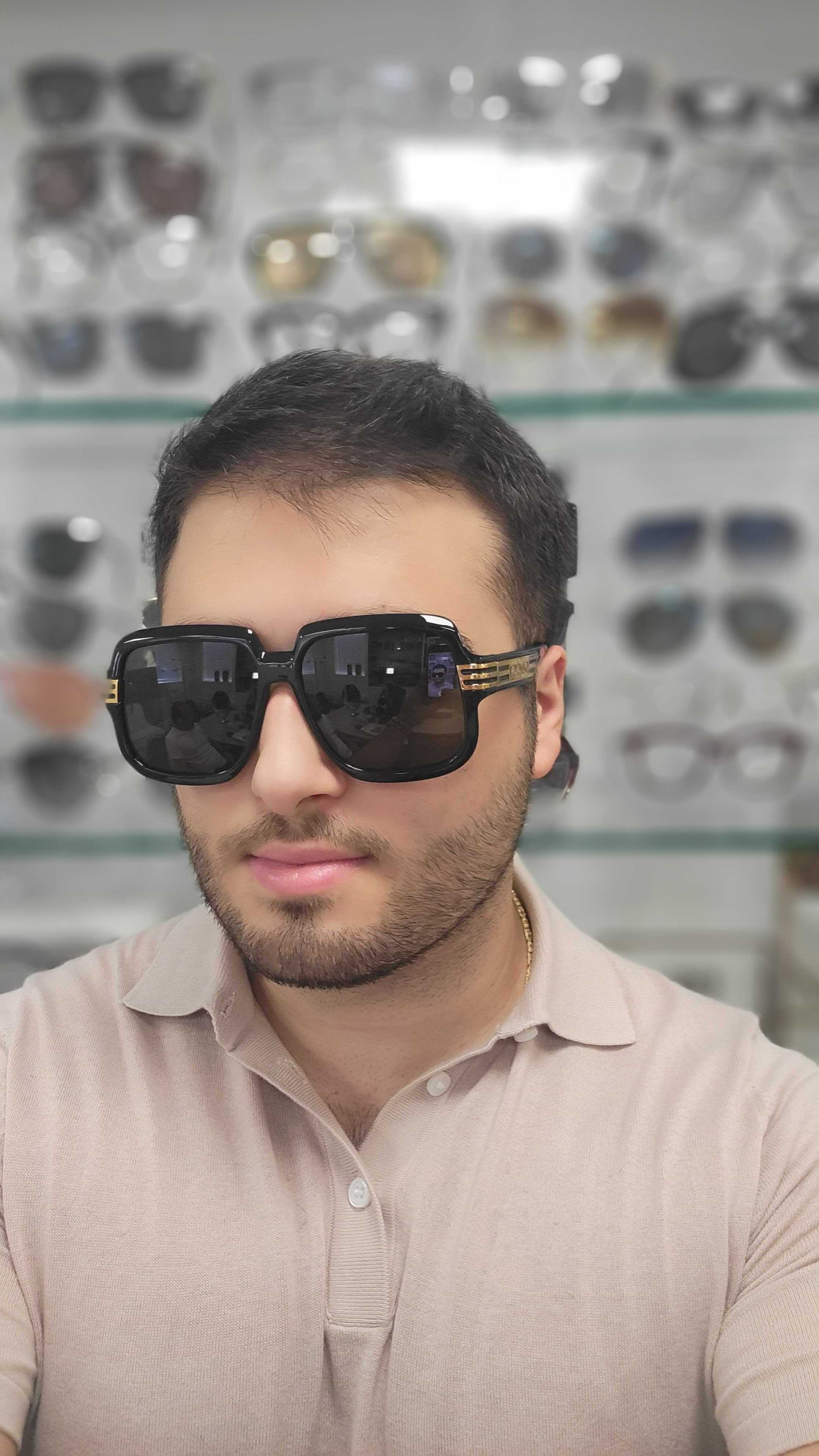 Gucci Sunglasses Men's GG0979S 001 Black/Grey 59-15-140mm Gucci Sunglasses Men's GG0979S 001 Black/Grey 59-15-140mm